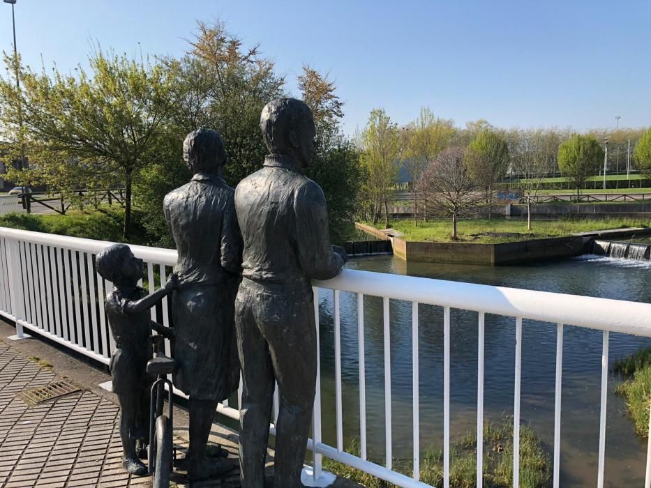 Correr por Gijón 4: el parque fluvial de Viesques