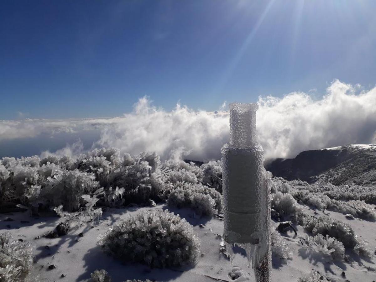 Parte de las instalaciones de la Aemet en Izaña.