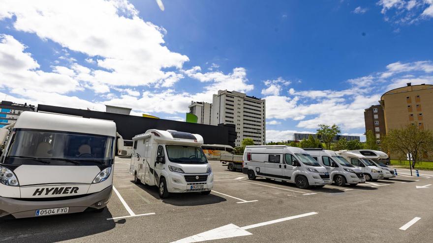 El aparcamiento de caravanas de La Corredoria, un modelo a exportar en otros puntos de la ciudad