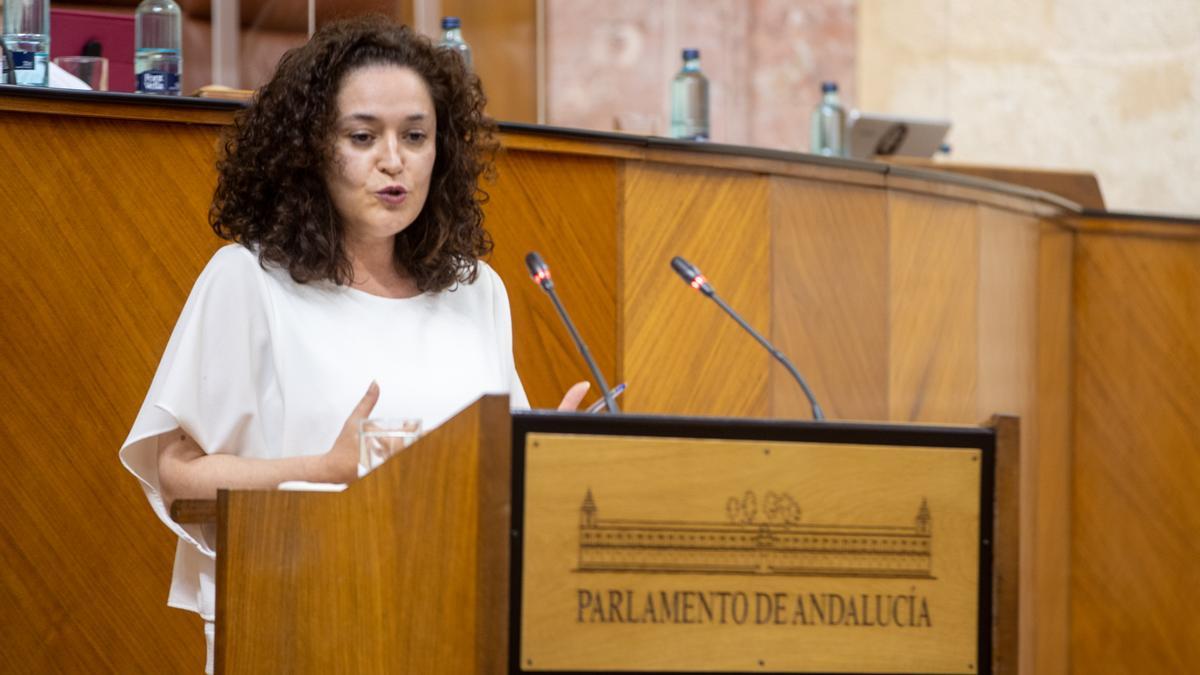 La portavoz parlamentaria de Adelante Andalucía, Inmaculada Nieto.