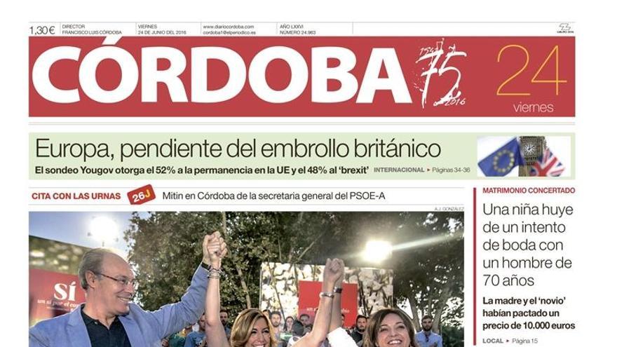 La portada de CÓRDOBA