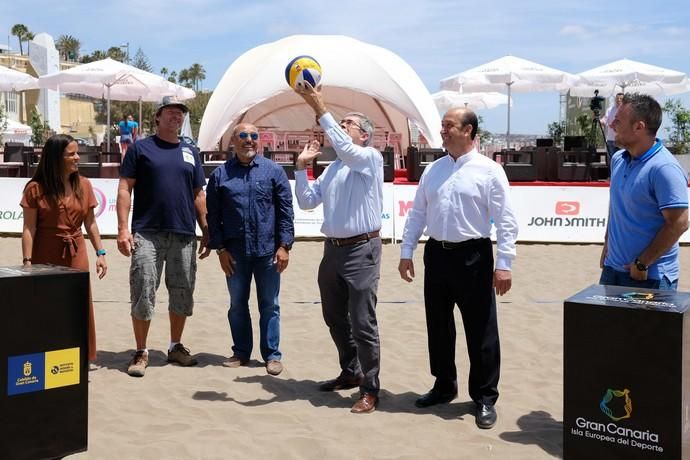 San Bartolomé de Tirajana. Presentación Copa del Rey de voley playa  | 25/04/2019 | Fotógrafo: José Carlos Guerra