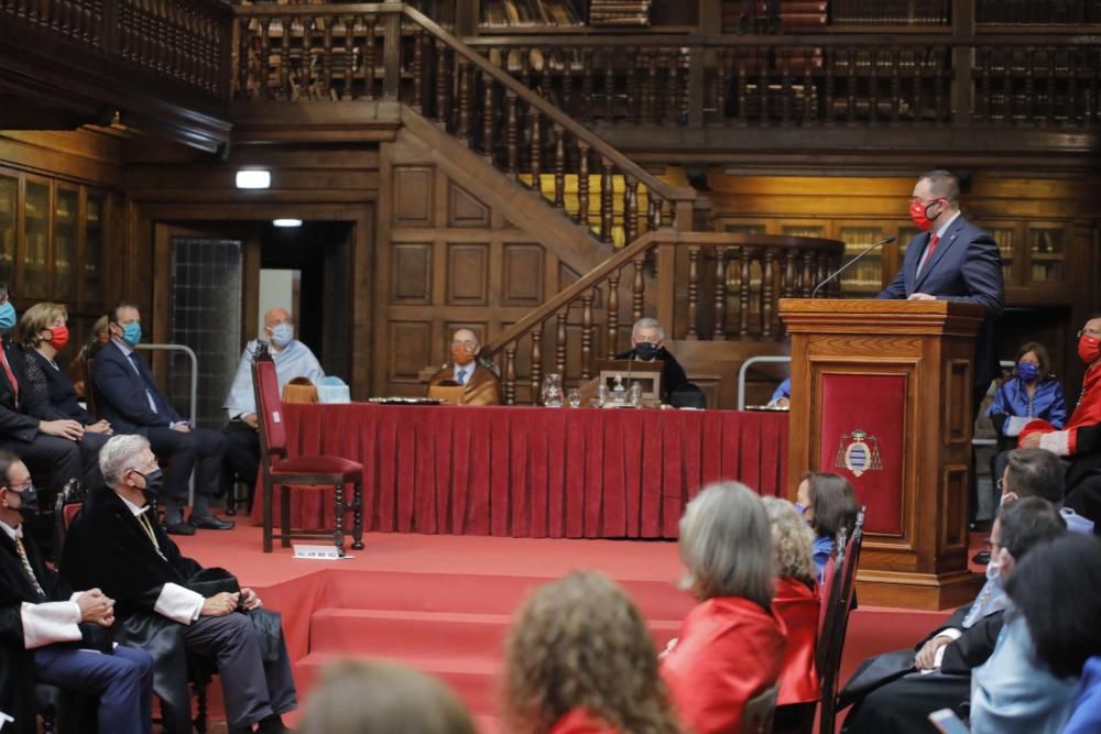 Acto de inauguración del nuevo curso académico en la Universidad de Oviedo