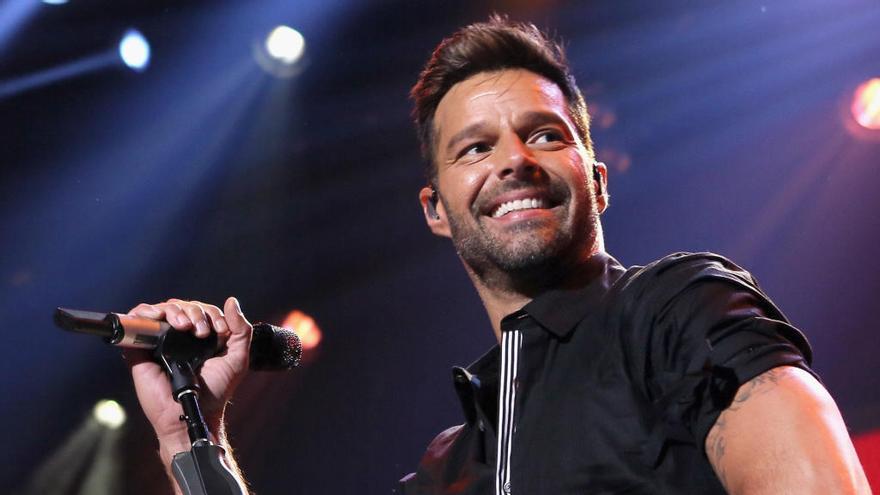 Ricky Martin, durante un concierto el pasado año.