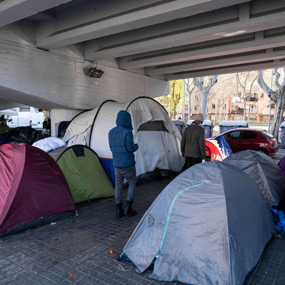 El desallotjament del B9, un mes després