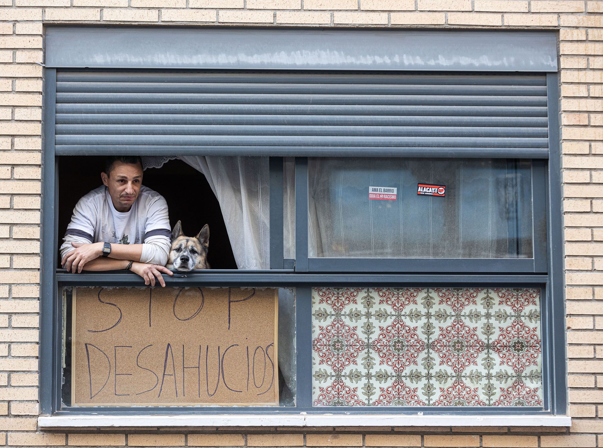 Supendido un desahucio en el barrio de Carolinas