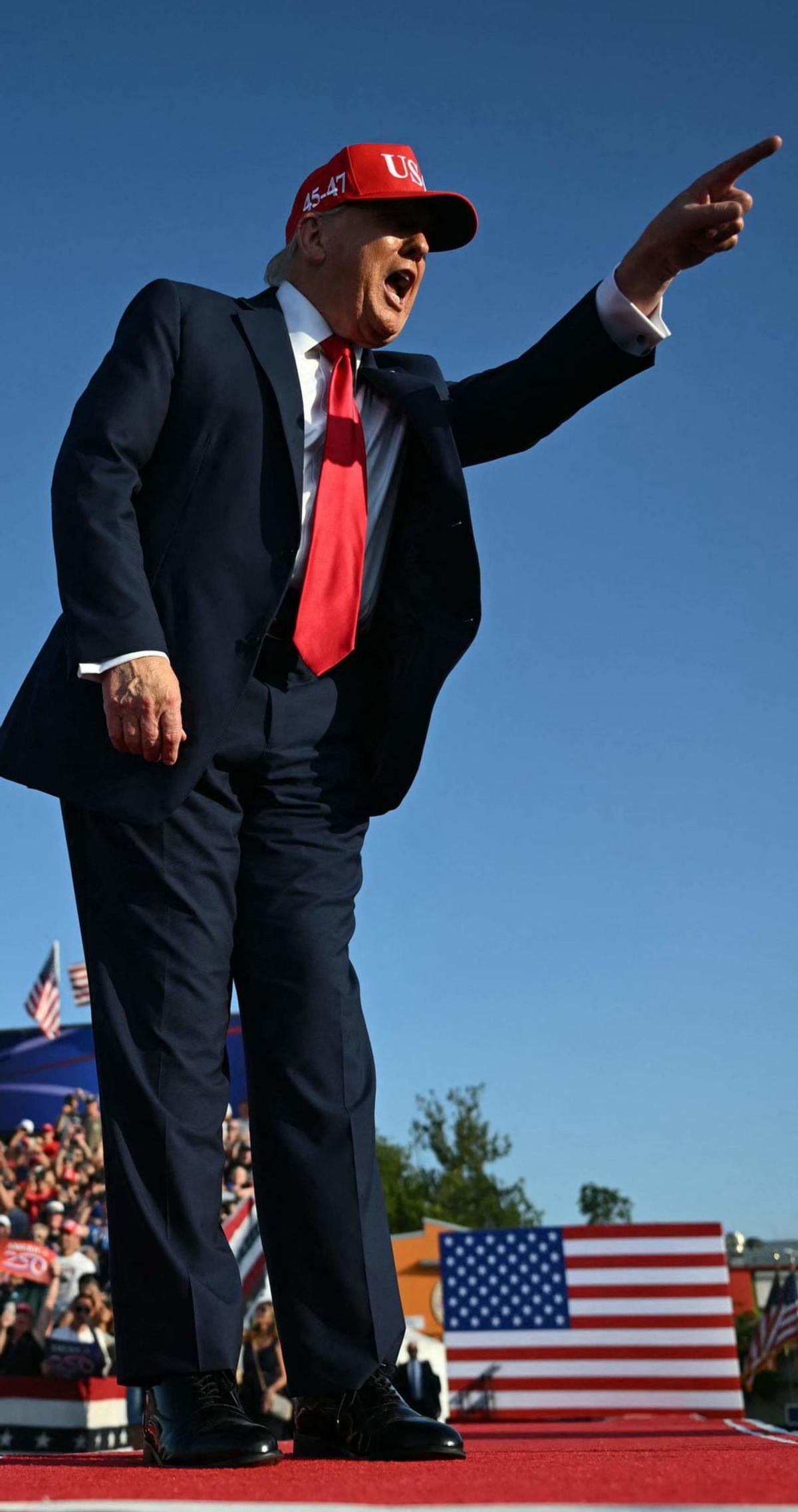 Trump, a punt per celebrar els 250 anys dels EUA Trump, a punt per celebrar els 250 anys dels EUA