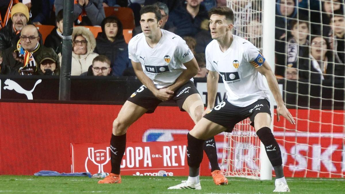 Valencia. Cuartos de final de copa del Rey partido Valencia CF Athletic de Bilbao VLC SPD