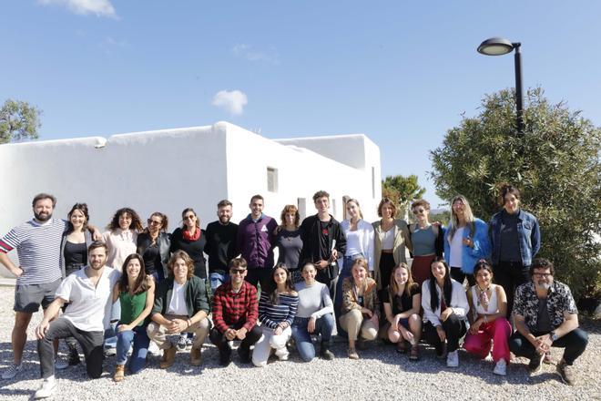 Los participantes en el Campus de Cine de Ibiza, organizado en el marco del programa Ibicine.