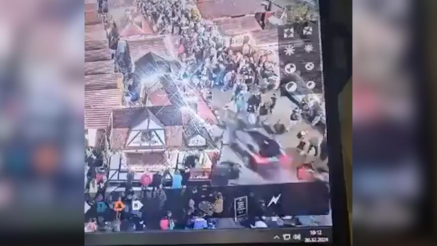 Así fue el atropello masivo en el mercadillo navideño de Magdeburgo, Alemania