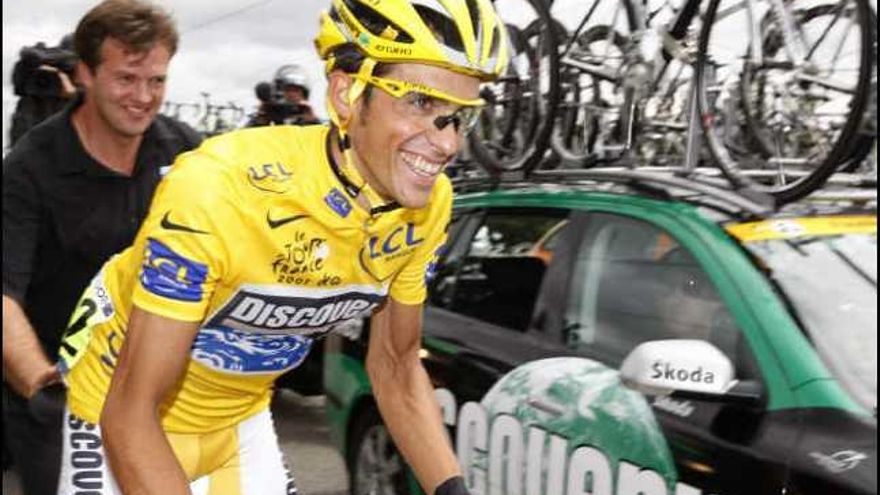 Contador, ganador de un polémico Tour de Francia 2007 - La Nueva España