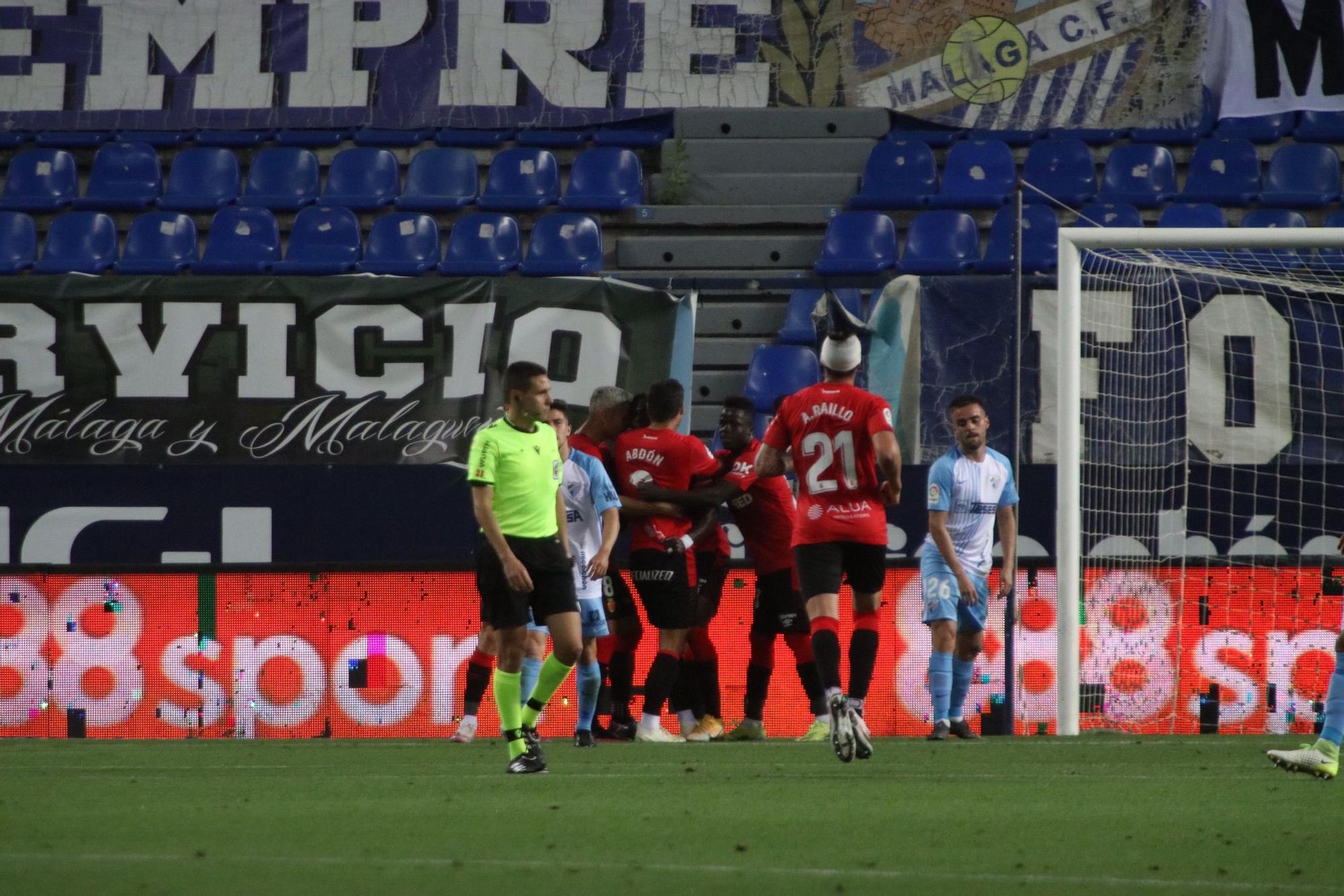 El Mallorca da por bueno el empate en Málaga