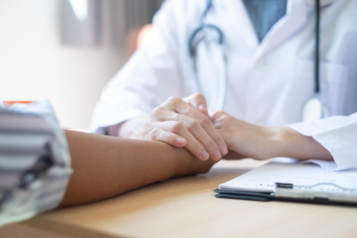 Un paciente en una consulta.