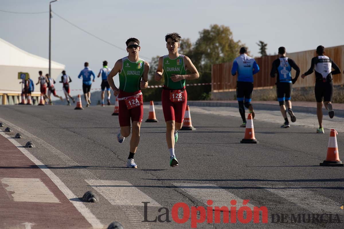 Campeonato Regional de Duatlón por relevos Súper Sprint en Calasparra (carrera a pie)