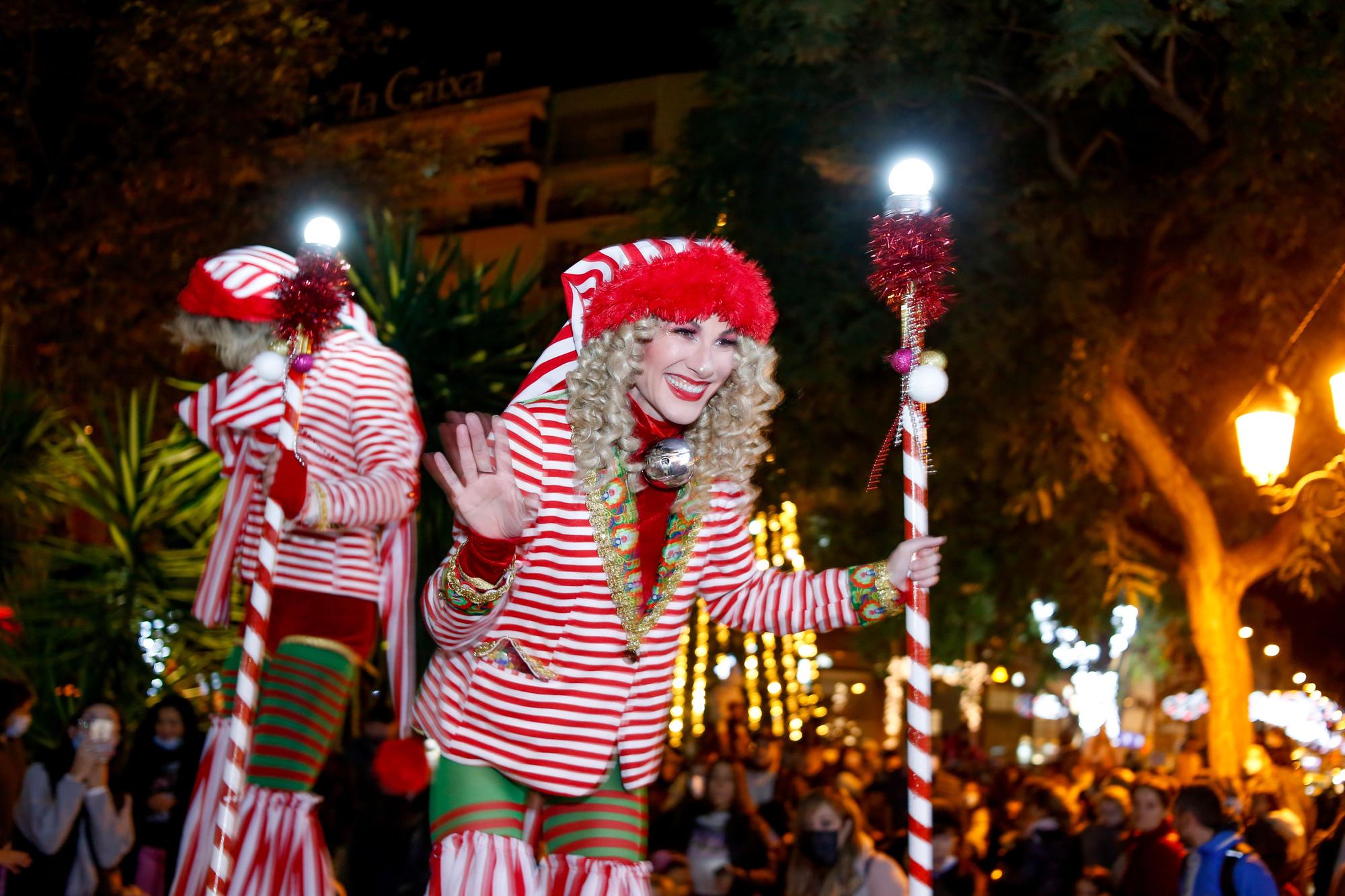 Encendido de las luces de Navidad en Vila.