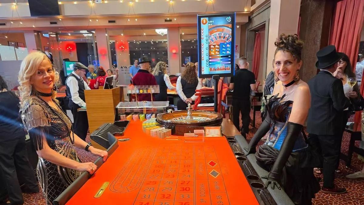 Una de las mesas de juego de Casino La Toja en una de las últimas propuestas de ocio de la sala.