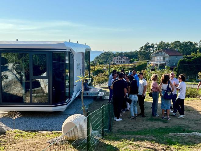 Así son las casas cápsula presentadas en O Grove