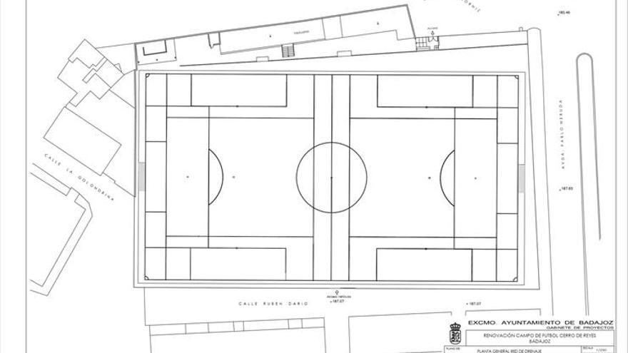 La obra del campo de fútbol del Cerro empieza hoy y acabará en mes y medio