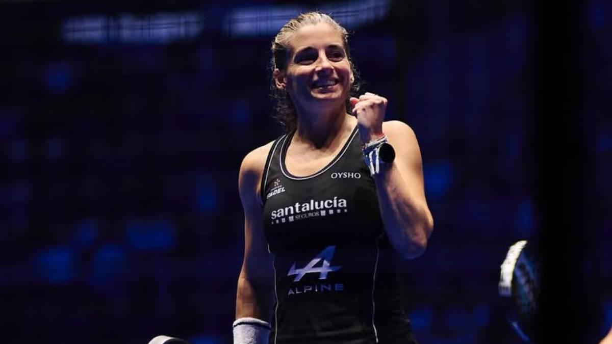 La sonrisa de Alejandra Salazar es uno de los valores del pádel mundial