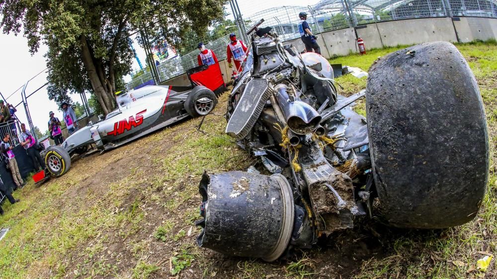 Espectacular accidente de Fernando Alonso