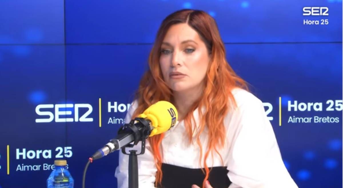 Leire Martinez durante su entrevista en 'Hora 25'