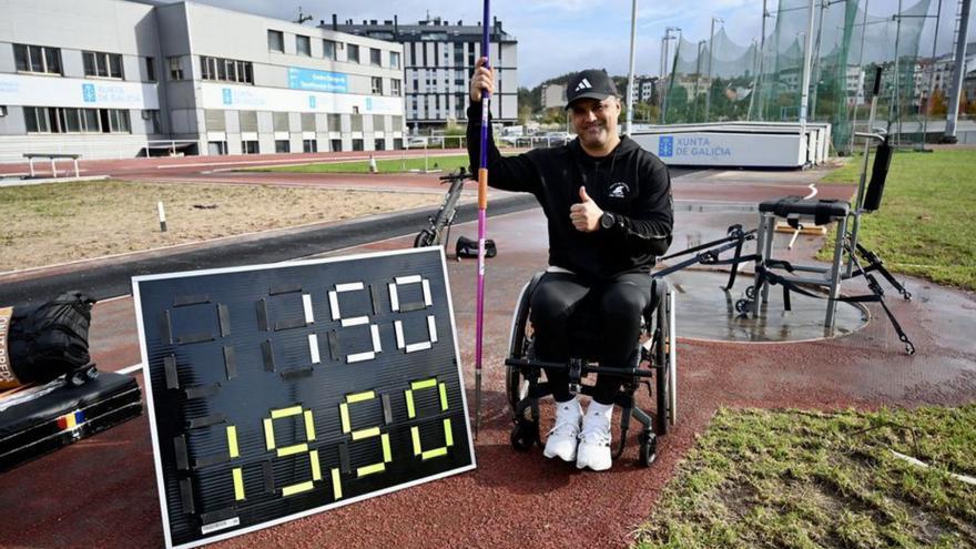 Gustavo Dacal se estrena como paralímpico con un nuevo récord de España