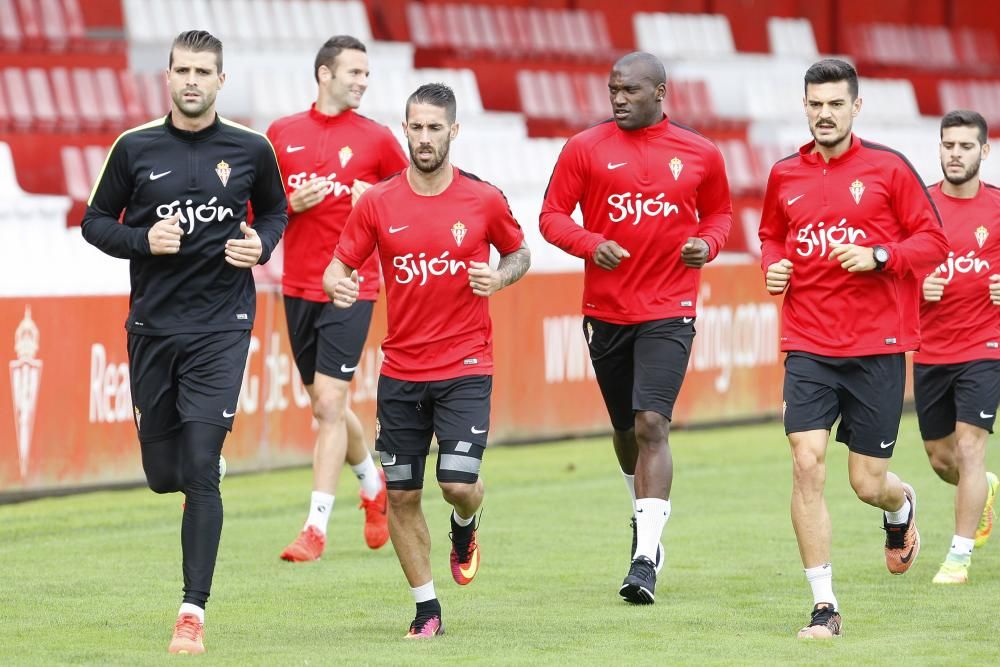 Entrenamiento del Sporting