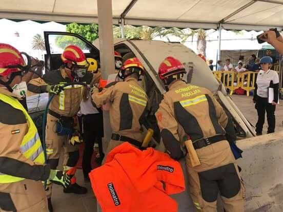 Teguise acoge un campeonato nacional de rescate en accidentes de tráfico