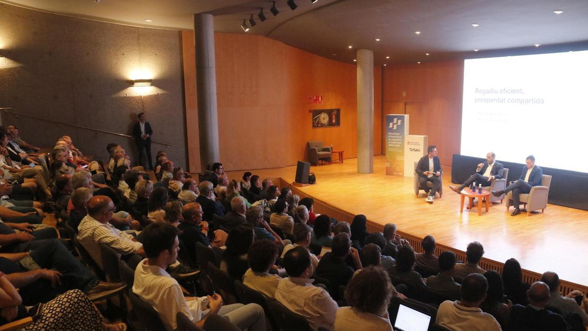 Presentació de l'Estratègia de regadius 2025-2040 a l'Auditori de Lleida