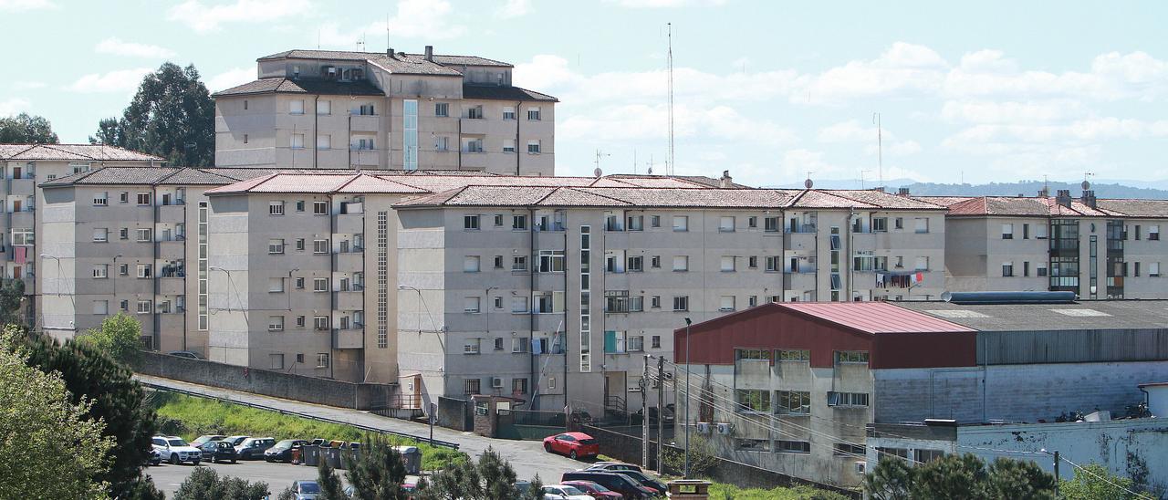 Vista de la Comandancia de Ourense de la Guardia Civil, en Santa Mariña.