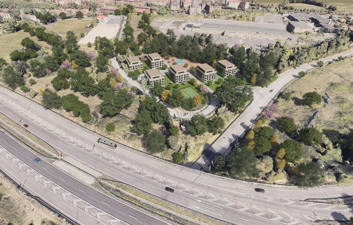 Una recreación del proyecto.