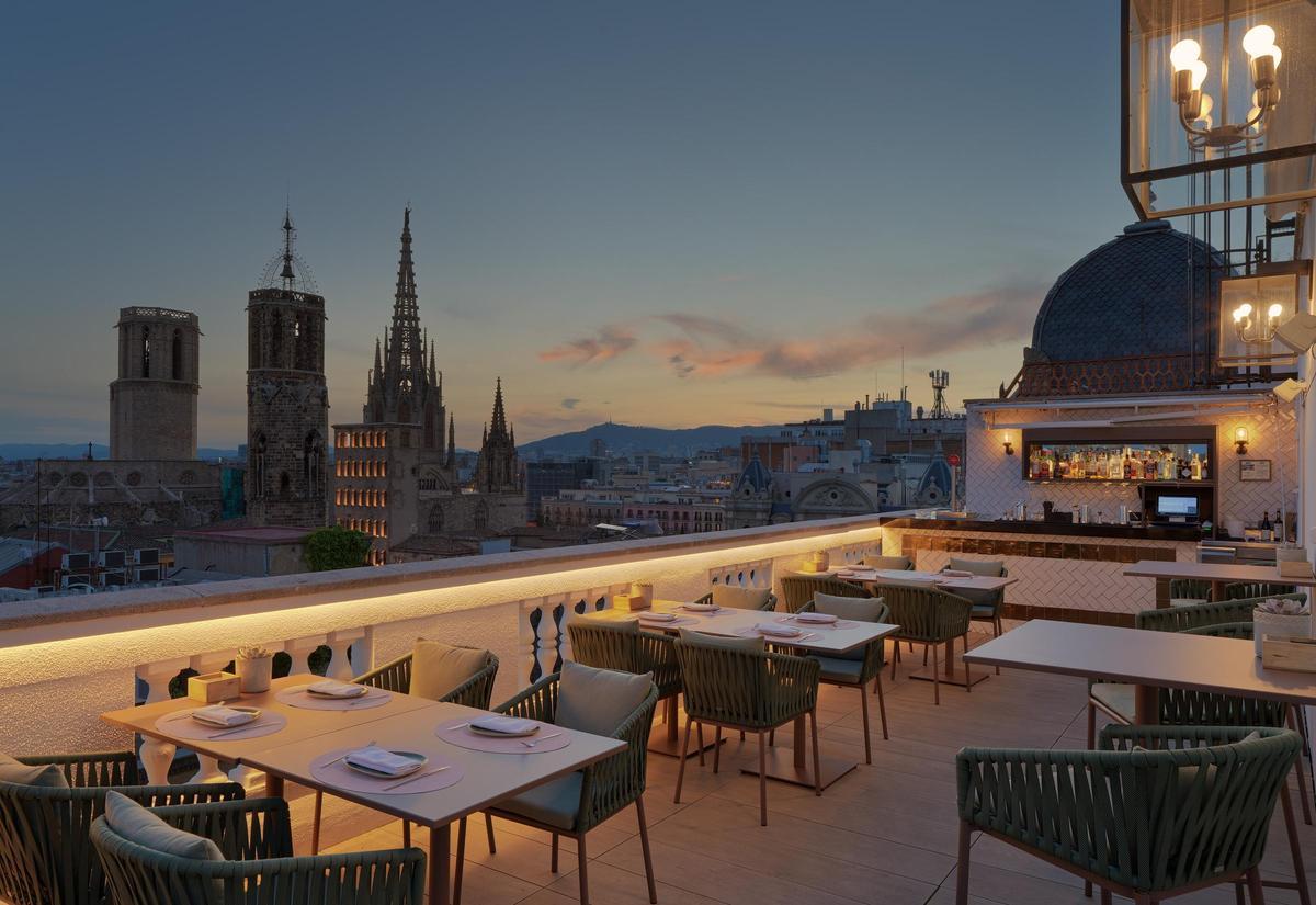 Terraza del H10 Montcada Boutique.