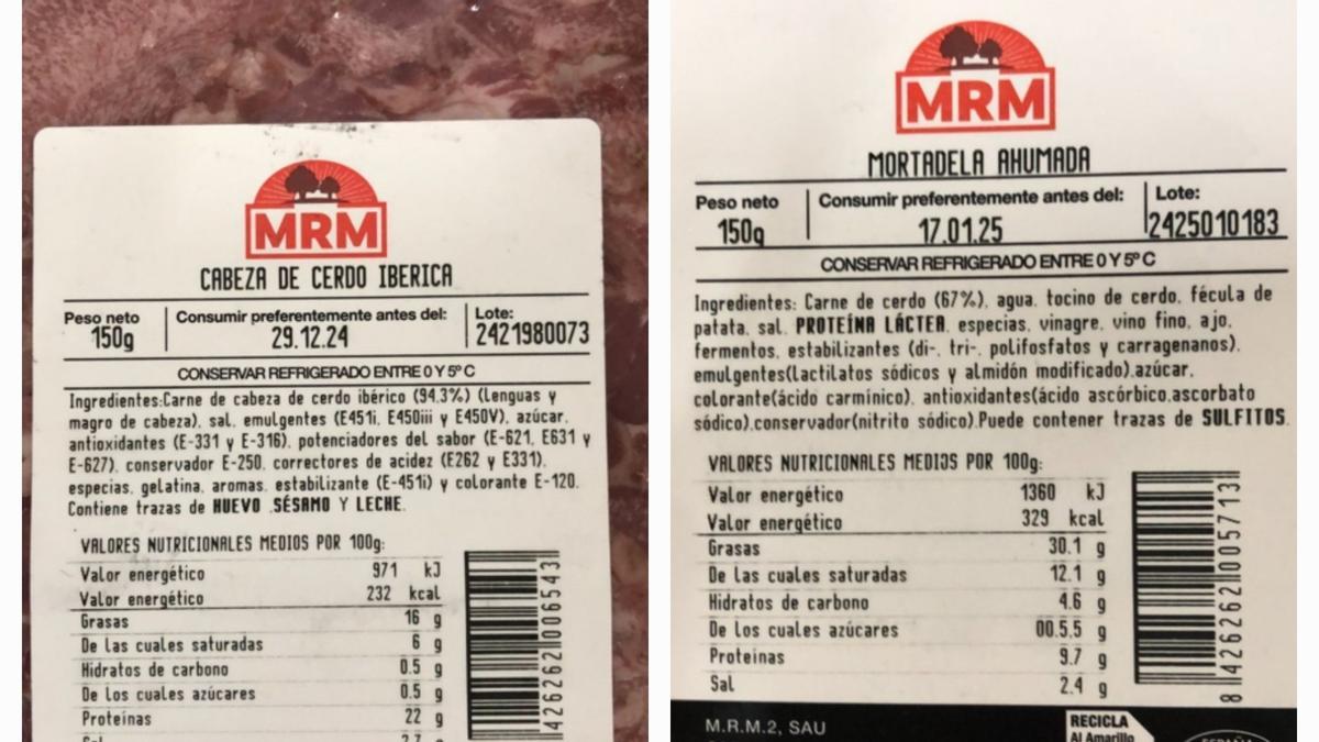 Alerta sanitaria por la presencia de 'Listeria monocytogenes' en cuatro productos cárnicos