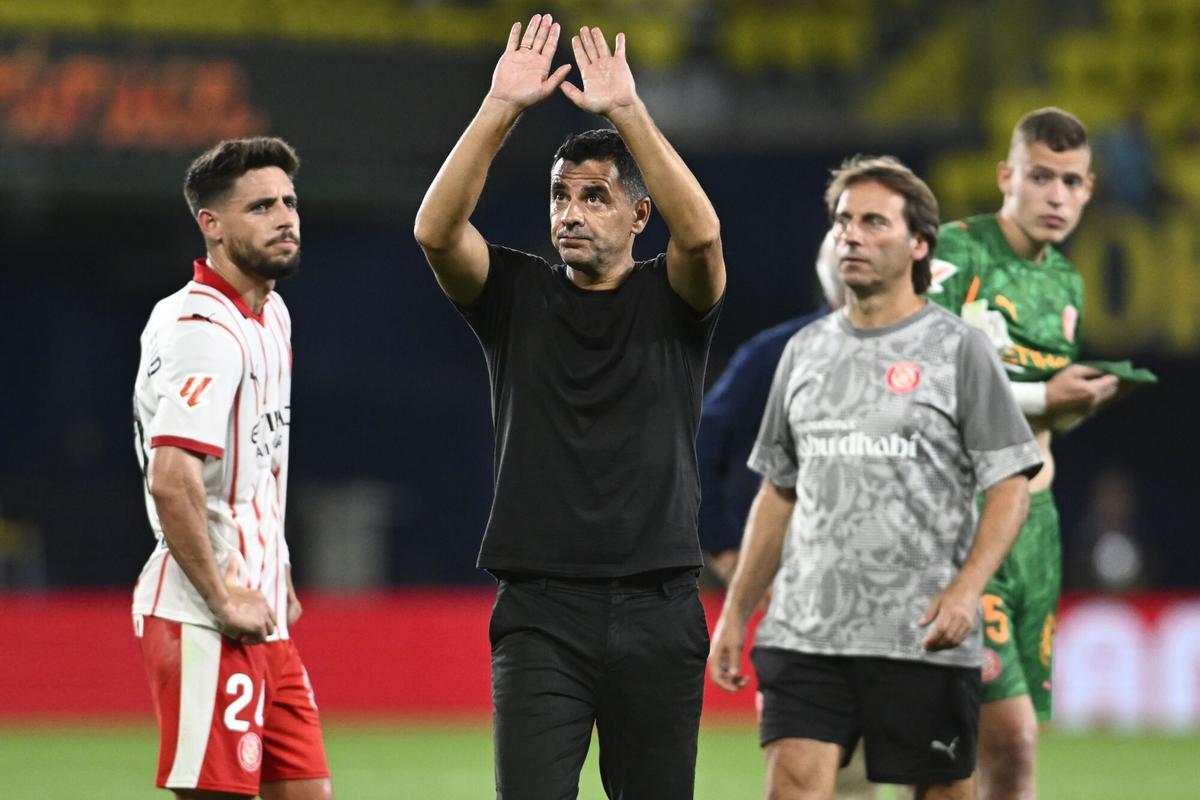 Michel, tras la derrota ante el Villarreal en el estadio de la Cerámica.