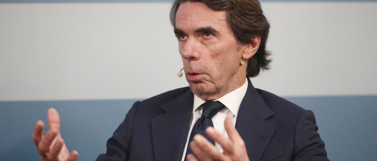 El expresidente del Gobierno José María Aznar.