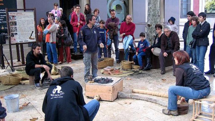 La demostració va tenir lloc a la plaça dels Estudis.