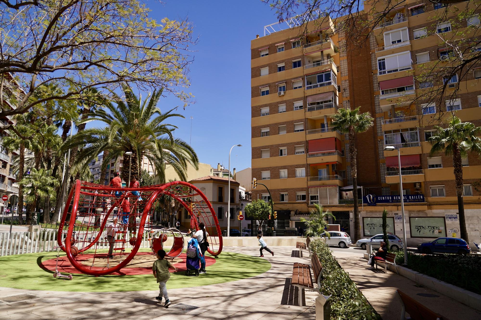 La plaza de Bailén, una vez finalizadas las obras de reforma.