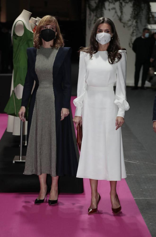 La reina Letizia visita Madrid Fashion Week