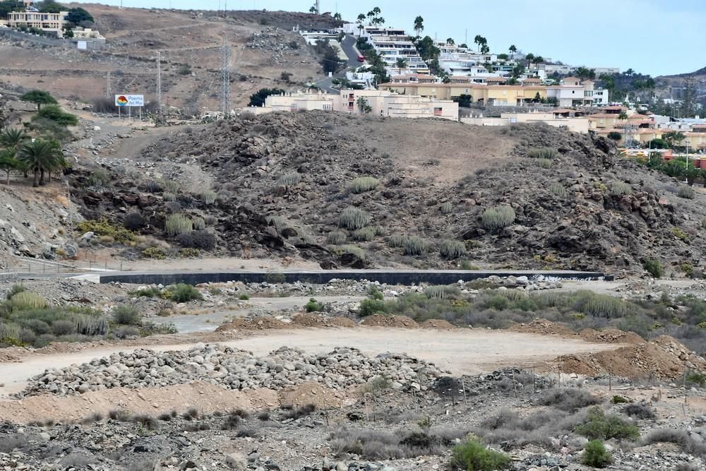 Barranco del Veril, en el que está proyectado construir el 'Siam Park'