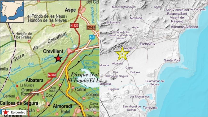 Terremoto en Crevillent esta madrugada