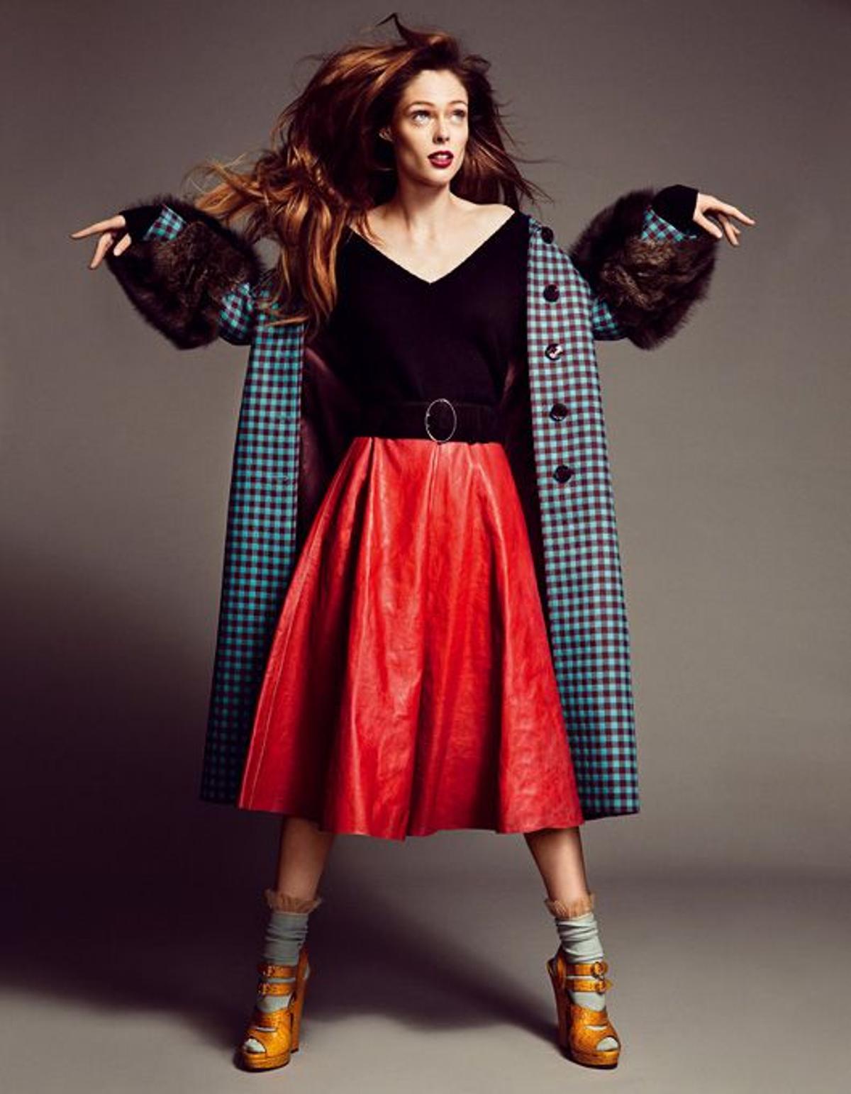 Coco Rocha, top model, tendencias, otoño, shopping, moda, abrigos, tweed, clásicos, trajes sastre