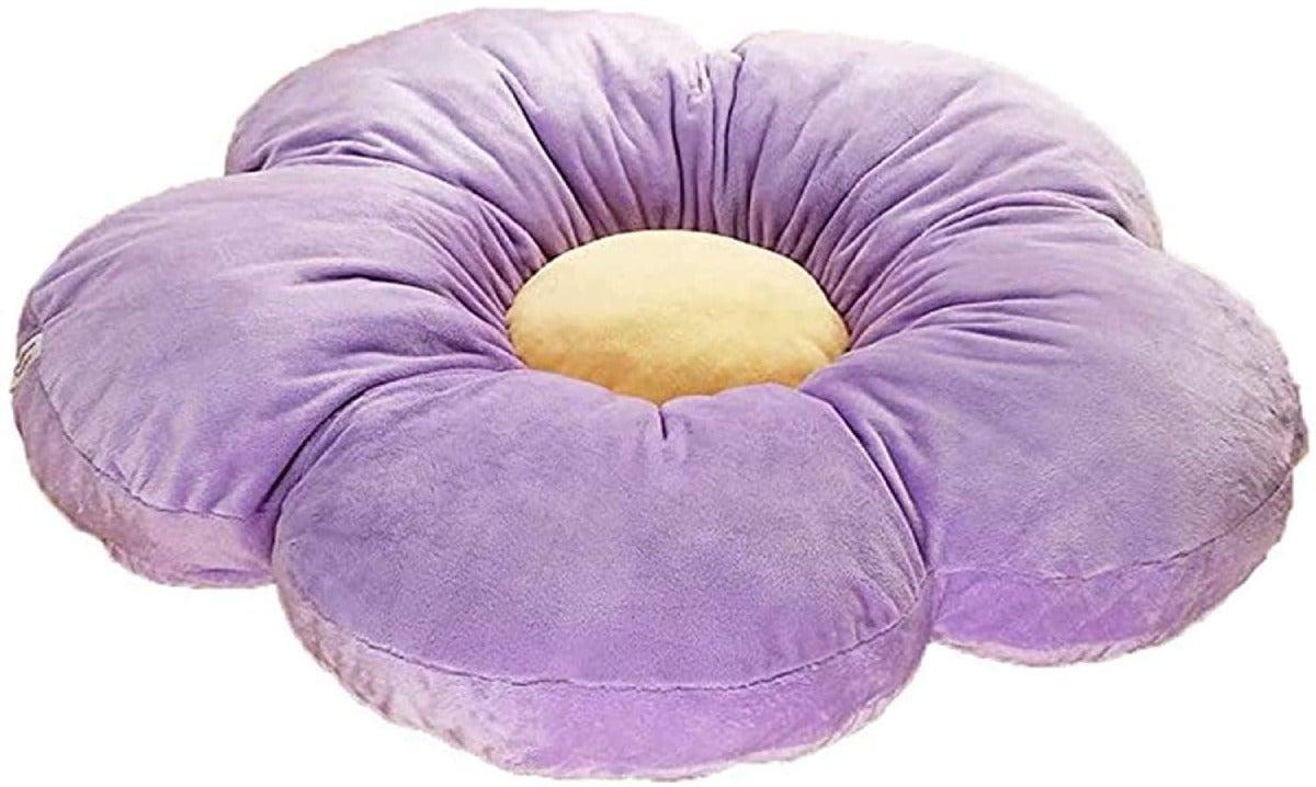 Cojín de felpa en forma de flor de Amazon