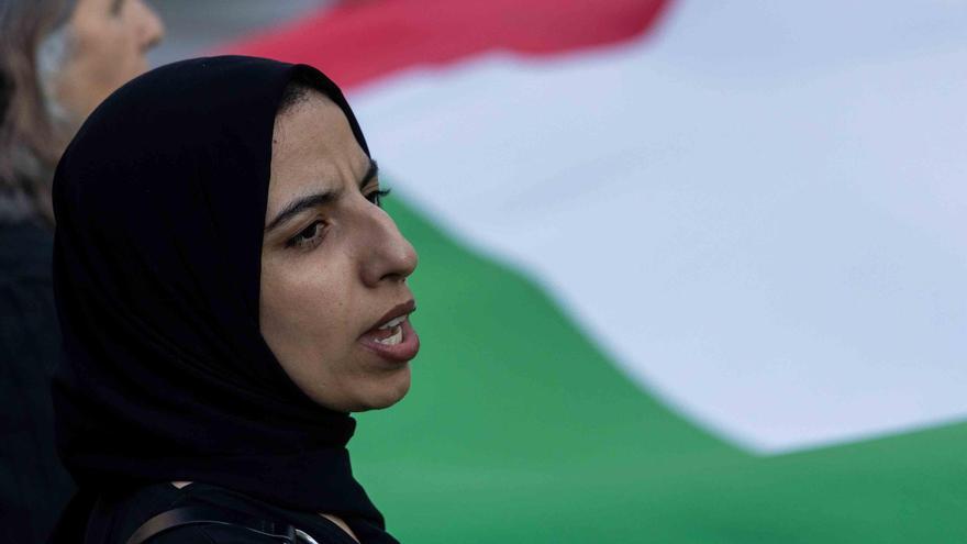 La «acampada por Palestina»  de Alicante pide más al Gobierno