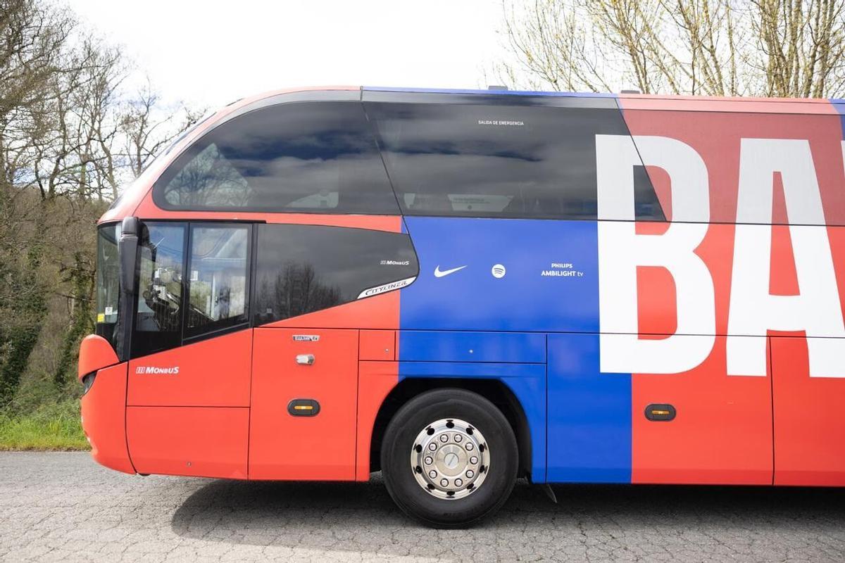 Autocar del Barça de Monbus.