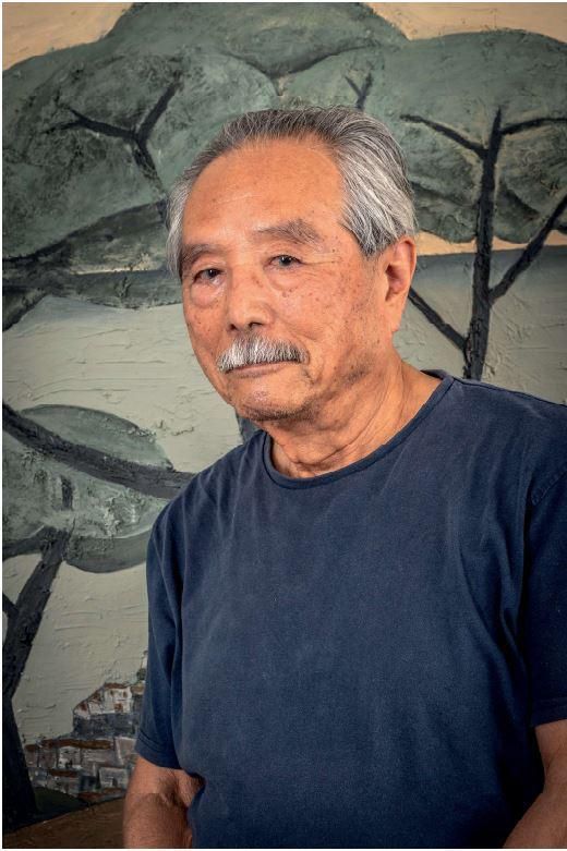 Shigeyoshi Koyama al seu taller de Cadaqués.