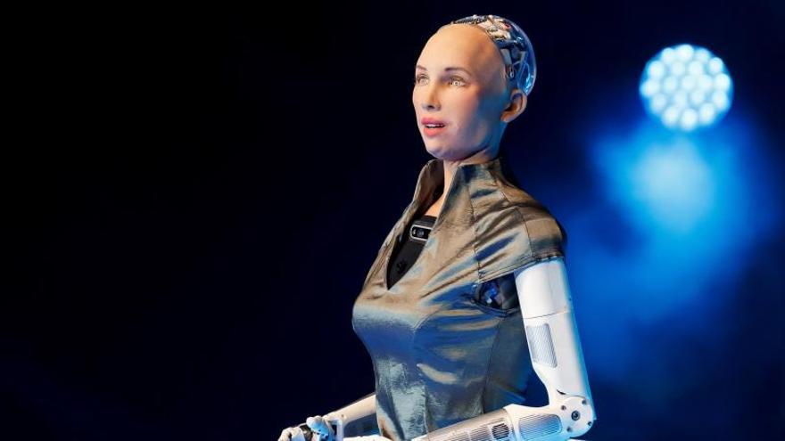 La robot humanoide Sophia, que funciona con inteligencia artificial