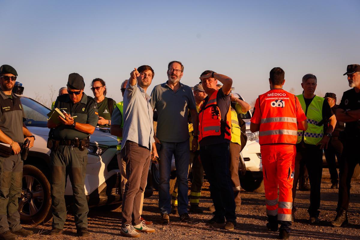 Incendio forestal junto al Castillo de la Albaida Incendio forestal junto al Castillo de la Albaida