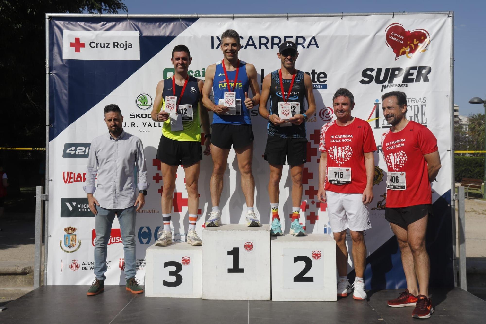 Miles de corredores en IX Carrera de Cruz Roja en València