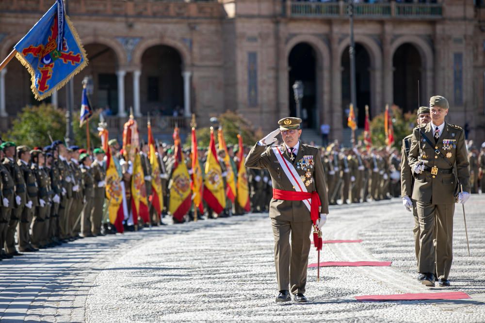 Jura de bandera civil en Sevilla.