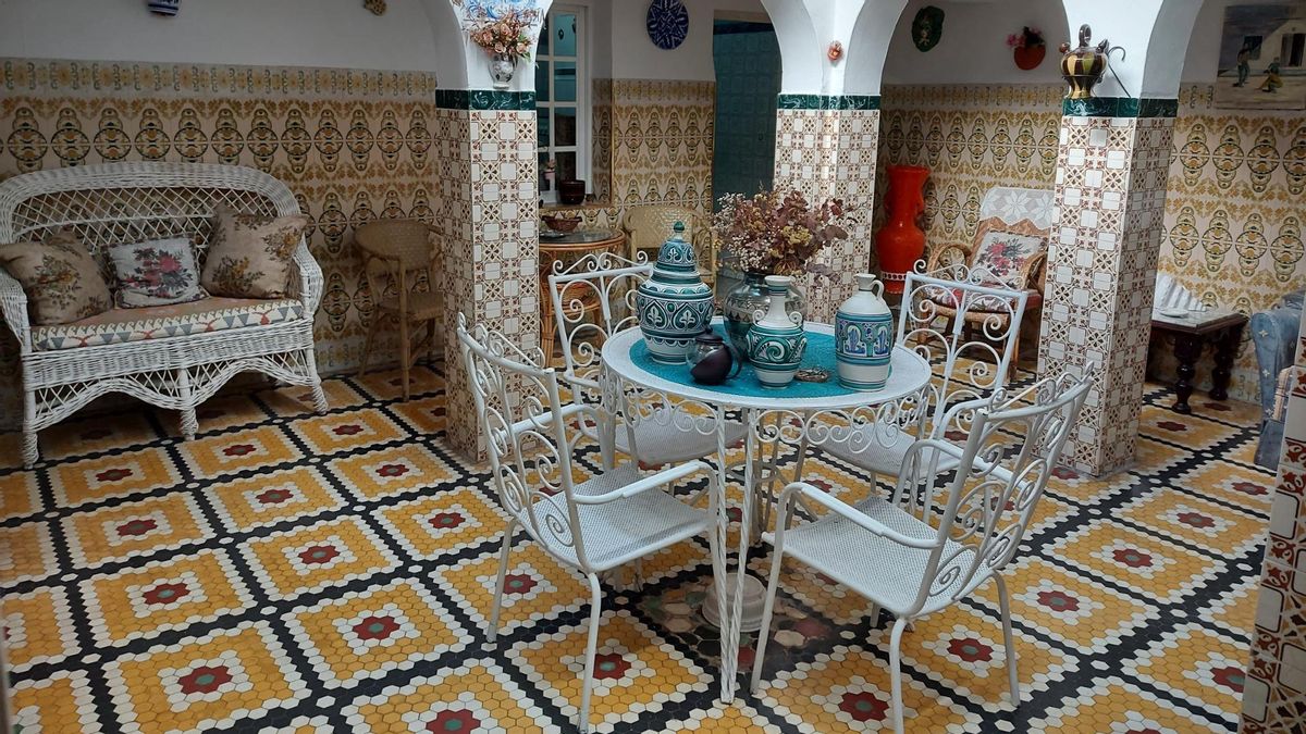 Patio de la vivienda.